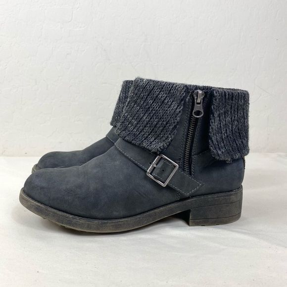 Rocket Dog Shoes Rocket Dog 95 Boots Gray Ankle Zip Buckle Poshmark
